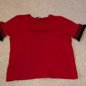 Red Zara t-shirt